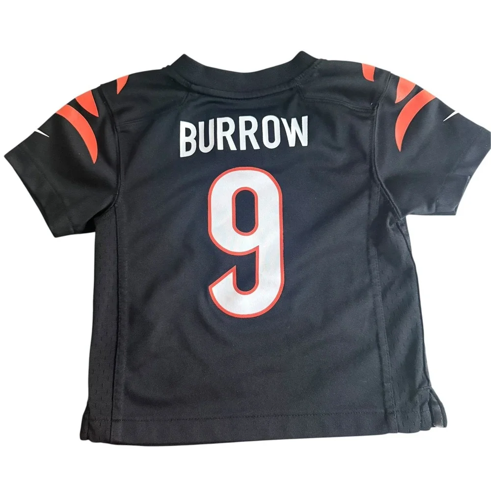 Nike Cincinnati Bengals Joe Burrow #9 Youth 2T Jersey Black Orange White NFL
